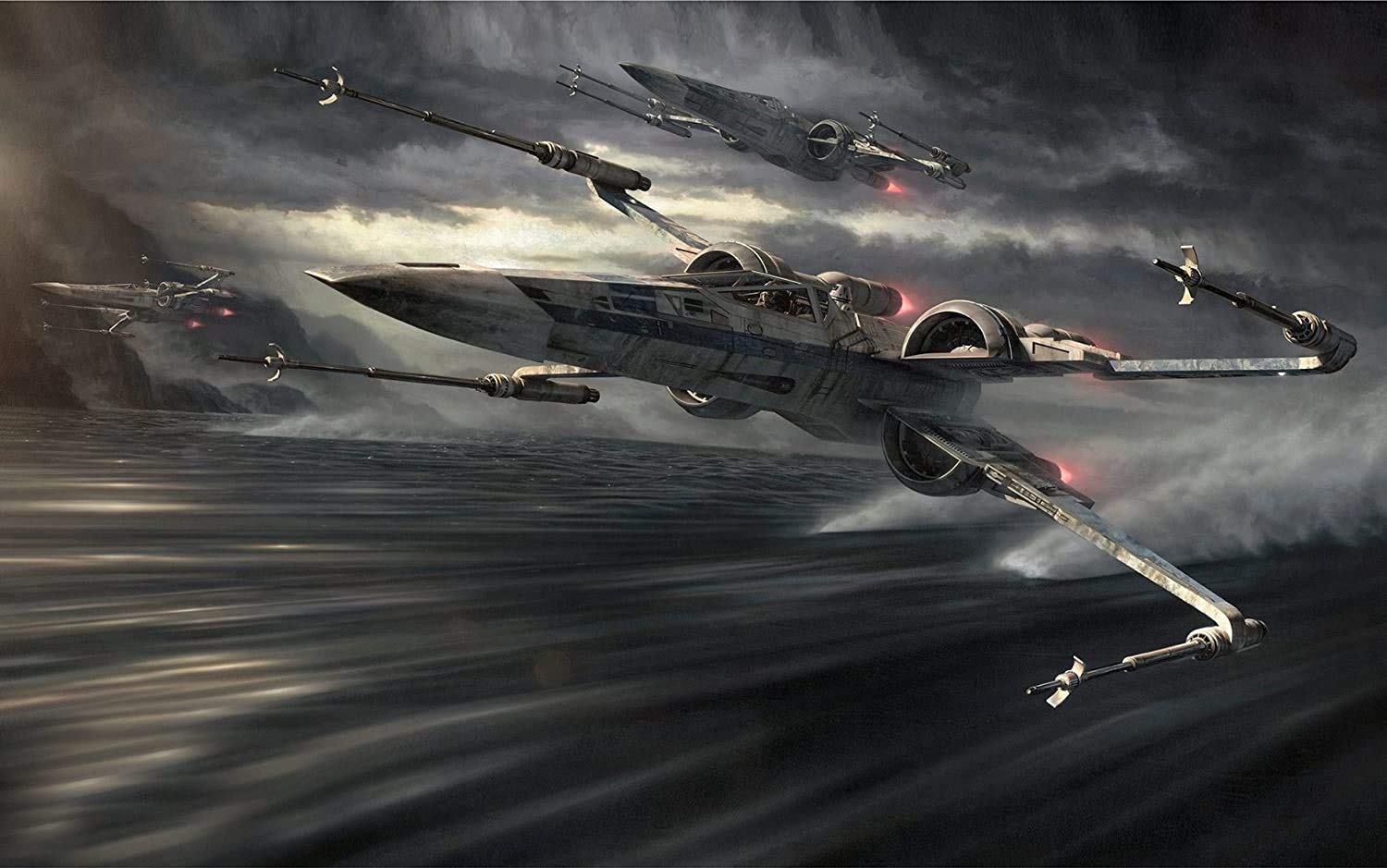 Amazon.com: X Wing Star Wars - Canvas Wall Art Framed Print